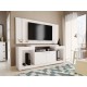 Meuble TV Mural 55 Pouces Maxi Blanc