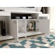 Meuble TV Mural 55 Pouces Maxi Blanc