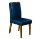 Lot de 2 Chaises ISIS Velours Bleu