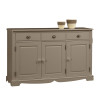 Buffet Taupe 3 Portes 3 Tiroirs