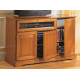 Meuble TV HIFI grand écran 3 portes Louis Philippe 6712V