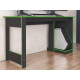 Bureau Gamer Noire Rouge 136 cm