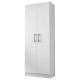 Armoire 2 Portes Blanche Mutifonctions