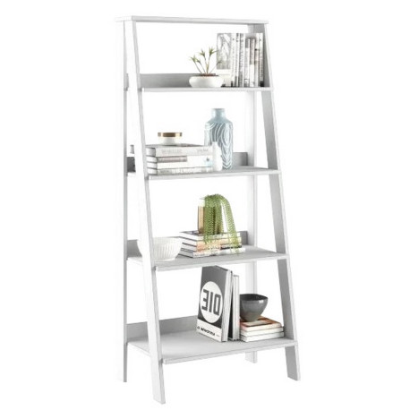 Etagère Escalier 4 Niches Blanche Largeur 61 Hauteur 140.3 Profondeur 40 cm